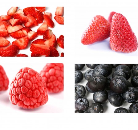 Energy efficiency for Processing different types of Berries